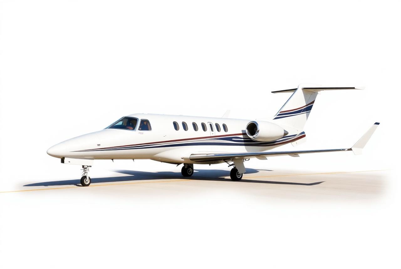 Embraer Phenom 100EV very light jet parked on a clean ramp